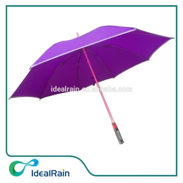 23 inches purple color solar power umbrella light