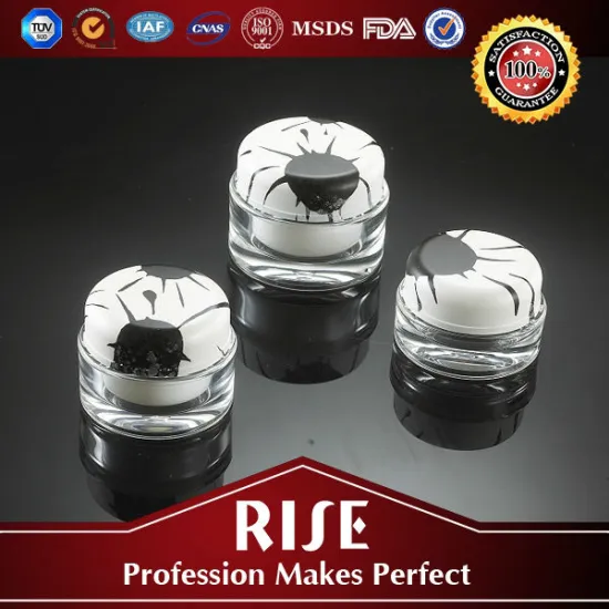 acrylic storage jar