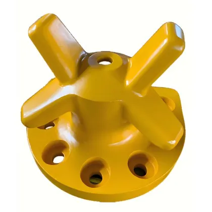 Flanged Cross Prong Marine Mooring Post