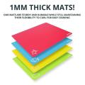 4PCS Flexible Plastic Cutting Board Set