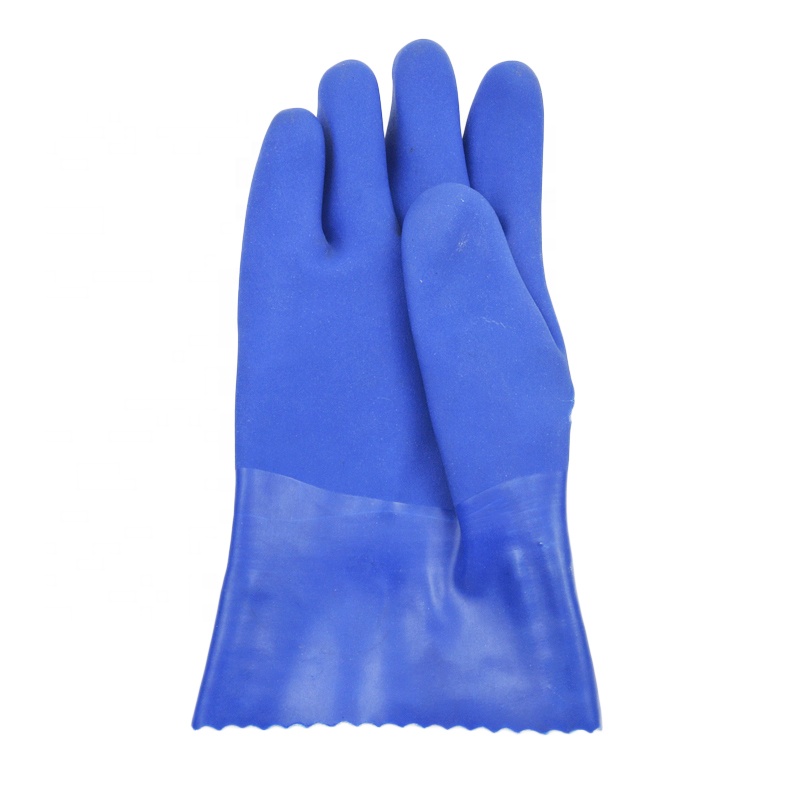 Blaue TPR Schlagfeste Handschuhe