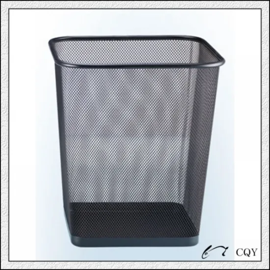 Metal mesh novelty trash can