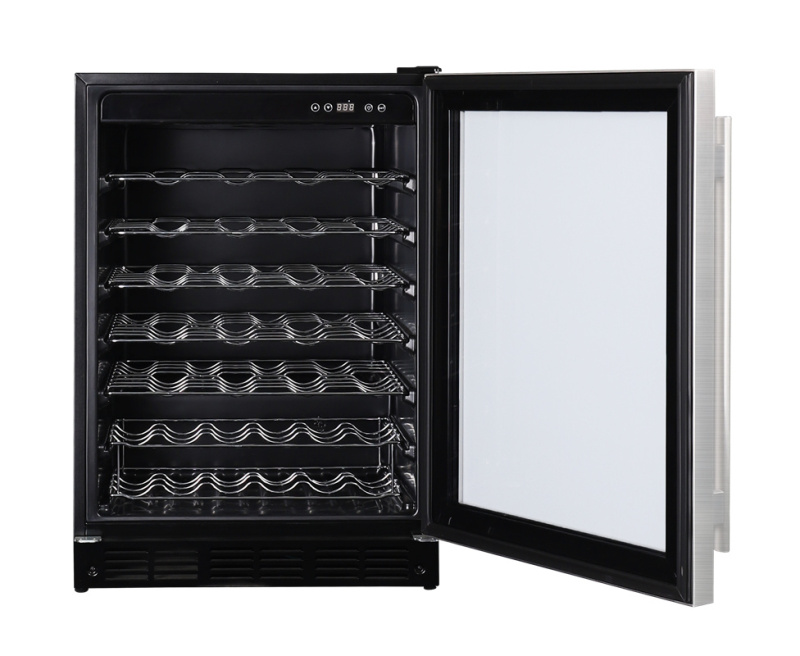 52 Bottles Freestanding Compressor cooling Wine cooler