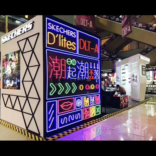 BUSINESS ADVERTISEMENT NEON WALL