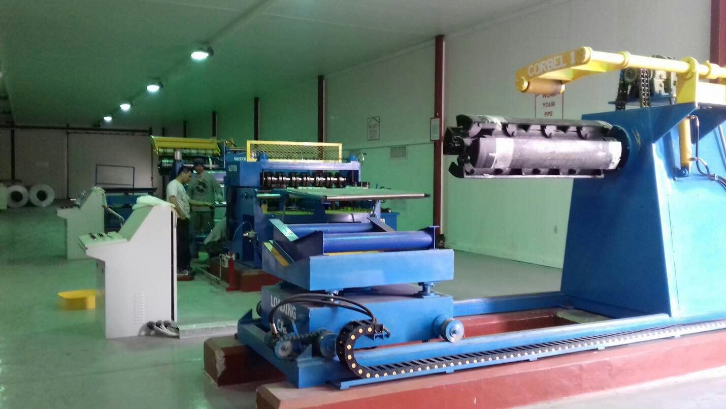 compact color coil slitting line