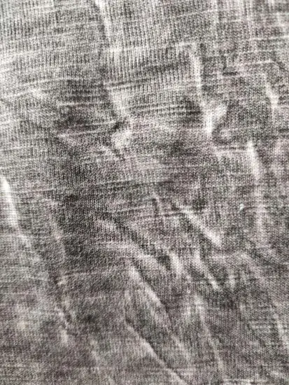 Cotton Poly Slub Jersey Dirty Wash