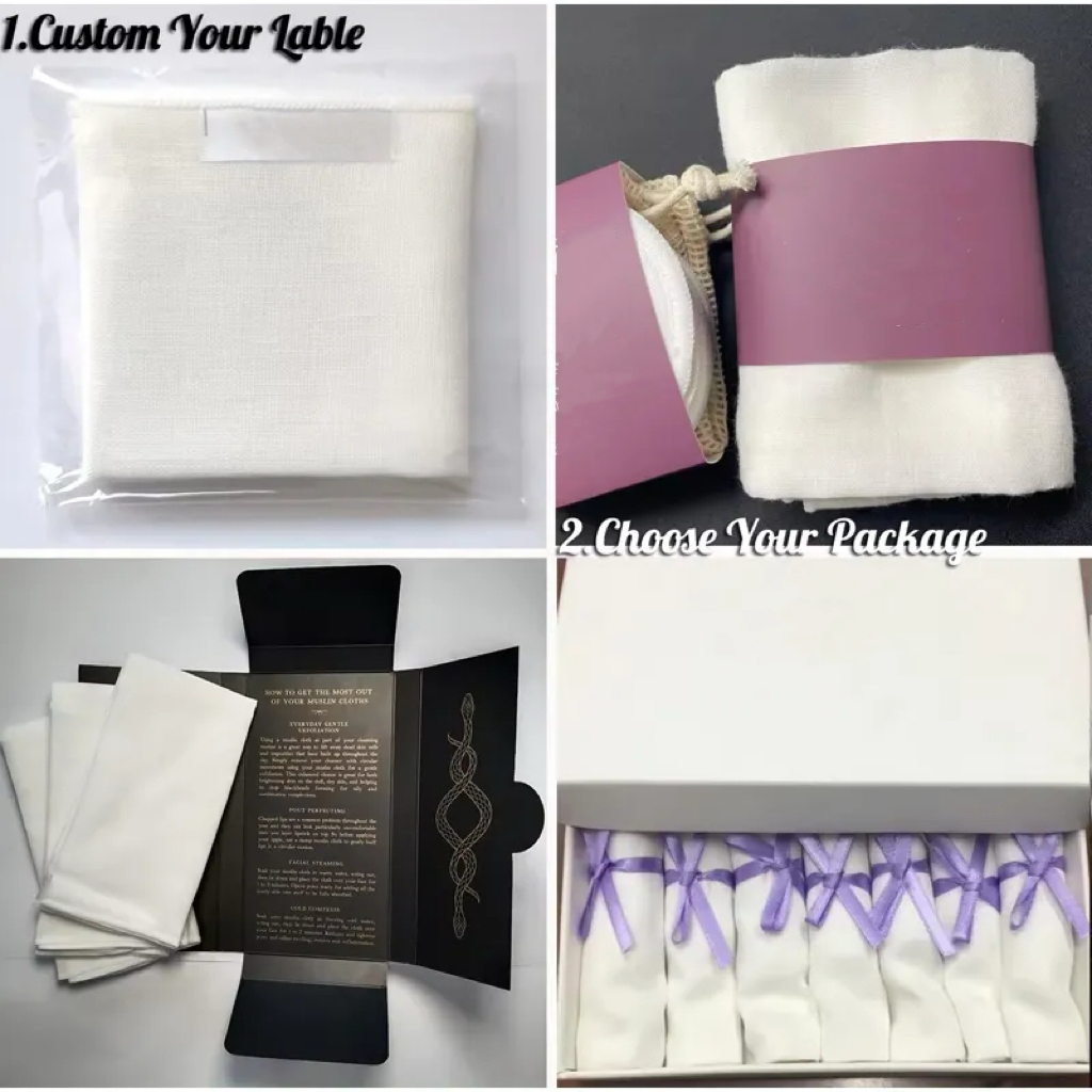 Double Sided Facial Cleaning Cotton Cloth