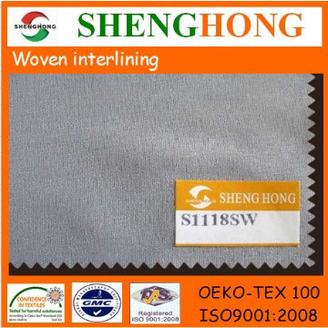 light adhesive double dot woven interlining