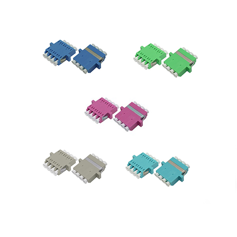 Lc Quad Adapter With Flange