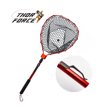 Thorforce 39x33cm مقبض الألومنيوم شبكة صيد قابلة للطي