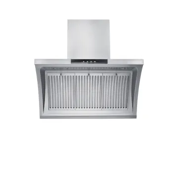 Wall-Mounted Hammered Copper Range Hood
