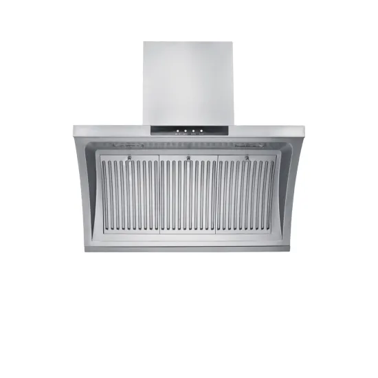 Wall-Mounted Hammered Copper Range Hood