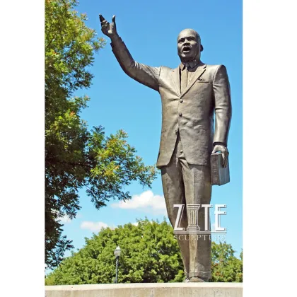 Outdoor Garden Metal Bronze Martin Luther King Sculpture