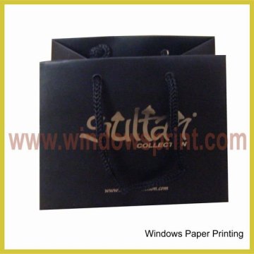 Small paper bag with hot stamped Logo