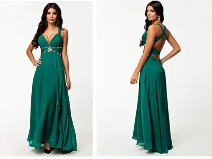Free Shipping New Style Chiffon Anke Length Sweetheart Ladies Evening Dress