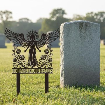 Elegancki żelazny kołek nagrobny dla Ogrodów Pamięci