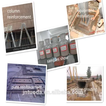 Concrete structure reinforcement grouting materials forprefabricated building component