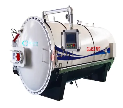 China Manufacturer Top Quality Laminated Glass Machine Glass Laminating PVB Autoclave