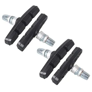 2Pcs Road Bike Brake Pads Shoes for Alloy Rims Durable Bicycle Brake Pads Shoes Tools silent bicycle brake pads road bike brake