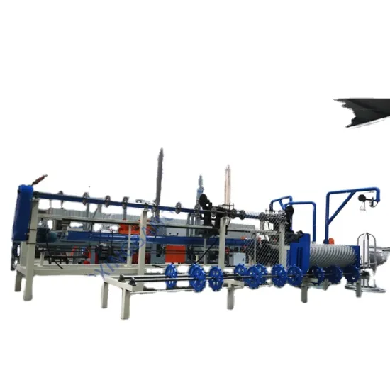 Galvanized Chain Link Fence Wire Mesh Machine