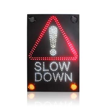 Electronic Solar Slow Down Led Traffic Sign