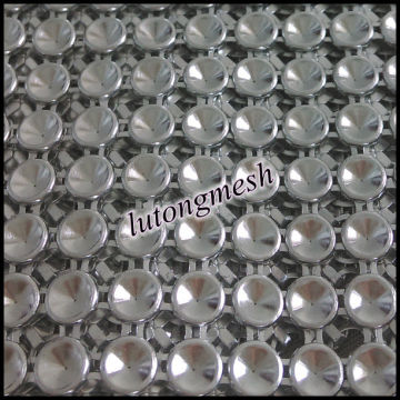 Round metal sequin/Sequin fabric/silver sequin fabric