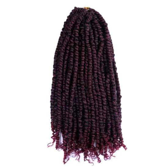 MYZYR Synthetic Curly Ombre Crochet braid hair extensions freetress pre-looped crochet twist hair braiding