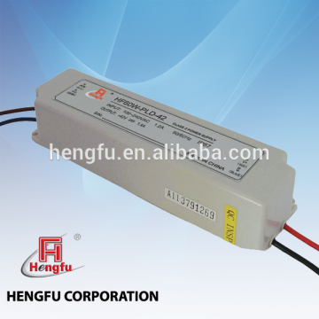 HF60W Single Output Waterproof LED Driver Constant Current IP67
