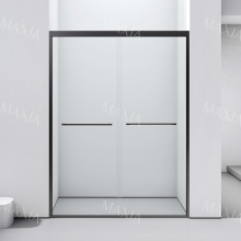 Скрытый шкивый стеклянный душевой экран