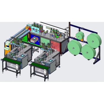 W pełni automatyczna maszyna do robienia masek na twarz 3D