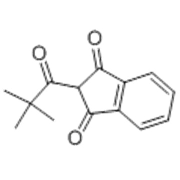 1H-Indeno-1,3 (2H) -diona, 2- (2,2-dimetil-1-oxopropil) - CAS 83-26-1