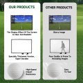 Gabinete de simulador de golf personalizado con pantalla de impacto