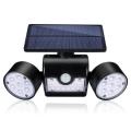 Outdoor Wall lamp Solar LED Light Motion Sensor Wall Lights 30 LED IP65 Waterproof Dual Light Head Patio Garage Fast Shipping