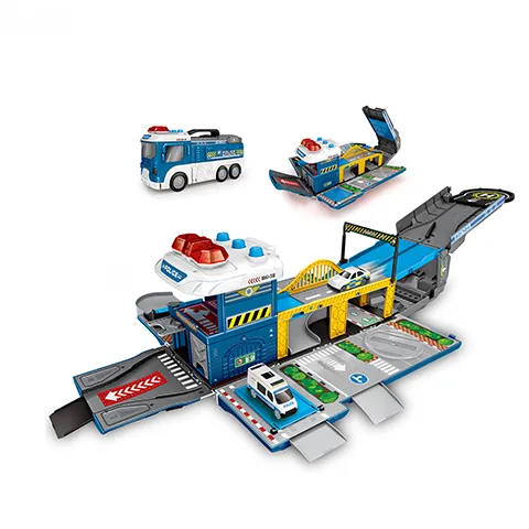 High-Quality Police Engineering Fire Vehicle Truck with Light and Sound Toy Car