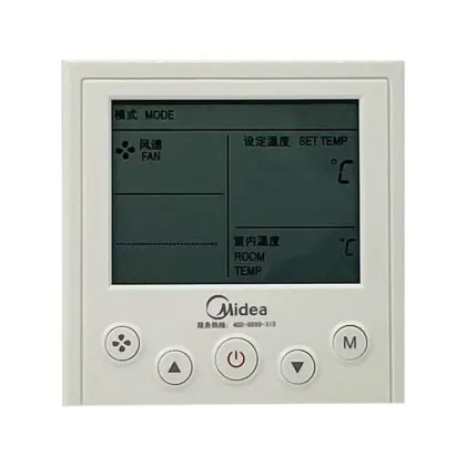 Original Midea Smart Central Air Conditioning KJRP-86AD Fan Coil Electronic Thermostat Controller