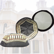 Black Kippah Kippa Jewish Yarmulkes