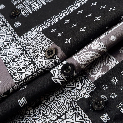 Bandana Print Hawaiianisches Hemd für Männer