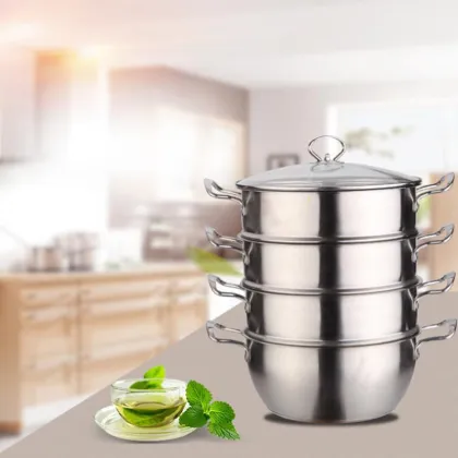 Household Thickened Composite Bottom Steamer Pot