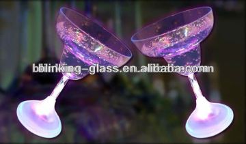 LED Flashing cup Margarita Glass