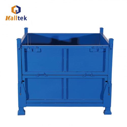 Metal Materail Bins Warehouse Storage Heavy Metal Stackable Materail Bin Supplier