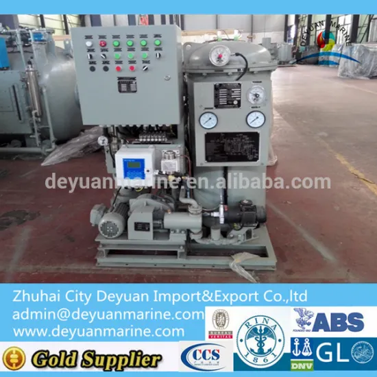 Hot selling Marine Oily Water Separator with 15ppm Bilge Alarm