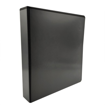 OEM Black 2-Hole Ring School Plastic File Holder for Office Desk Documents A4 Paper Binder Organizer