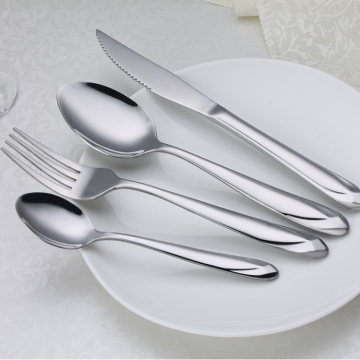 Royal Dinner Set: Silver Spoon, Fork, Stainless Steel Cutlery, Couple Cutlery