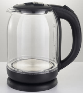 1.8L Electric Kettle: Tea & Coffee Borosilicate Glass Boiler for Home & Travel