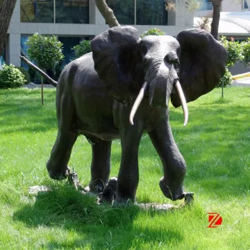 large bronze Africa elephant statue