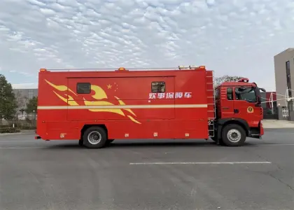 Food Cooking Emergency Service Dining Truck