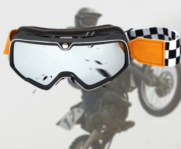 Customizable Bike & ATV Goggles: Wide Vision Riding Goggles for Men and Women