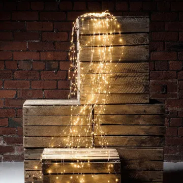 Copper wire string lights