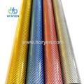 Professional 3k custom color carbon fiber pipe tubing