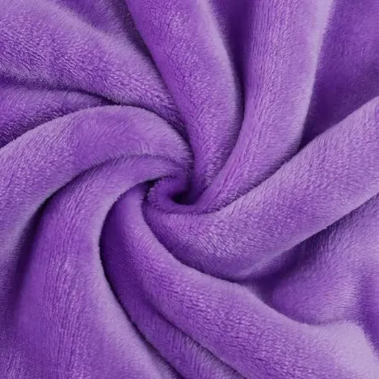 Fannel Fleece both side brush sherpa fleece fabric